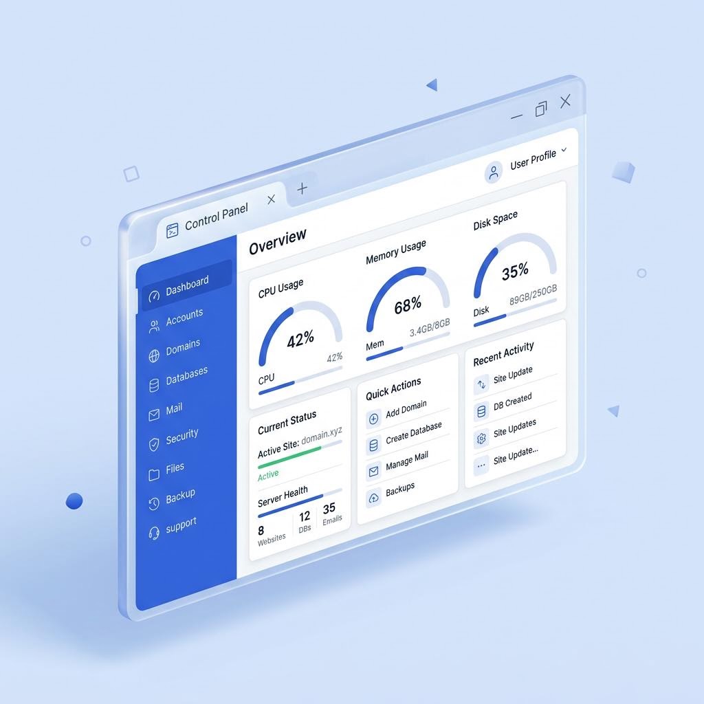 DeltaPanel interface concept